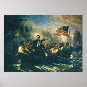 Perry's Victory by William Powell War of 1812 Poster