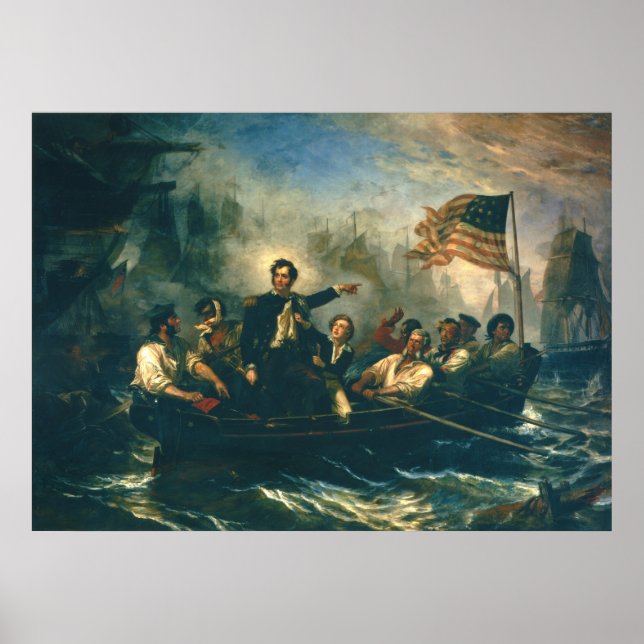 Perry's Victory by William Powell War of 1812 Poster (Front)