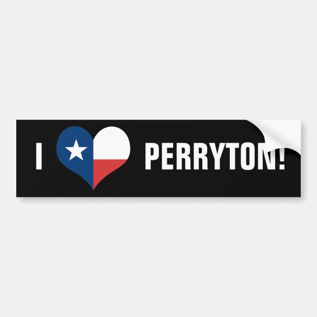 Perryton Bumper Sticker (Front)