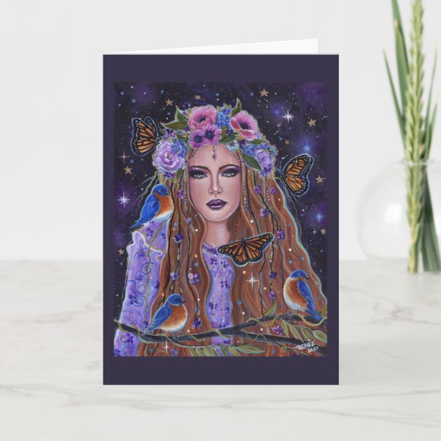 Persephone goddess by Renee L Lavoie Card (Front)