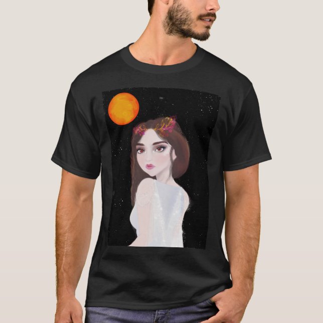Persephone Greek Goddess Queen Of The Underworld T-Shirt (Front)