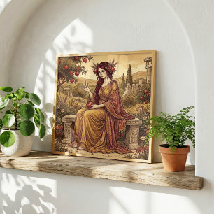 Persephone Greek Mythology Poster