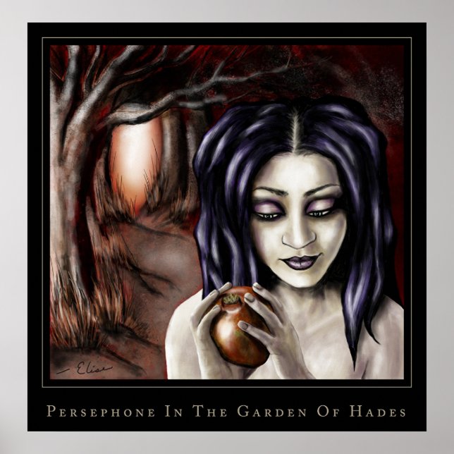 persephone in the garden of hades poster (Front)