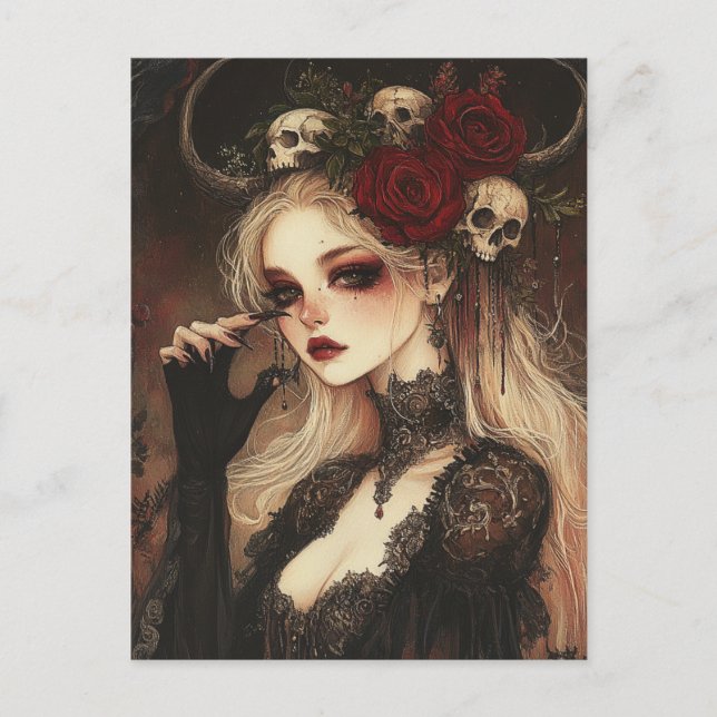 Persephone the Goddess of the Underworld Postcard (Front)
