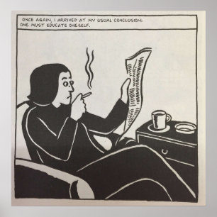 Persepolis Educate Oneself Poster