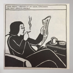 Persepolis Educate Oneself Poster