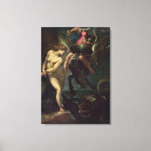 Perseus and Andromeda, c.1610 (oil on canvas) Canvas Print