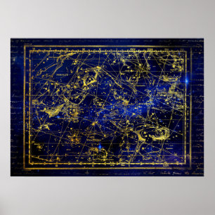 perseus and andromeda constellation poster