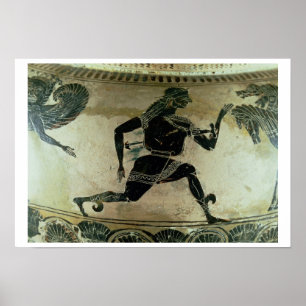 Perseus Fleeing from the Gorgons, detail from an A Poster