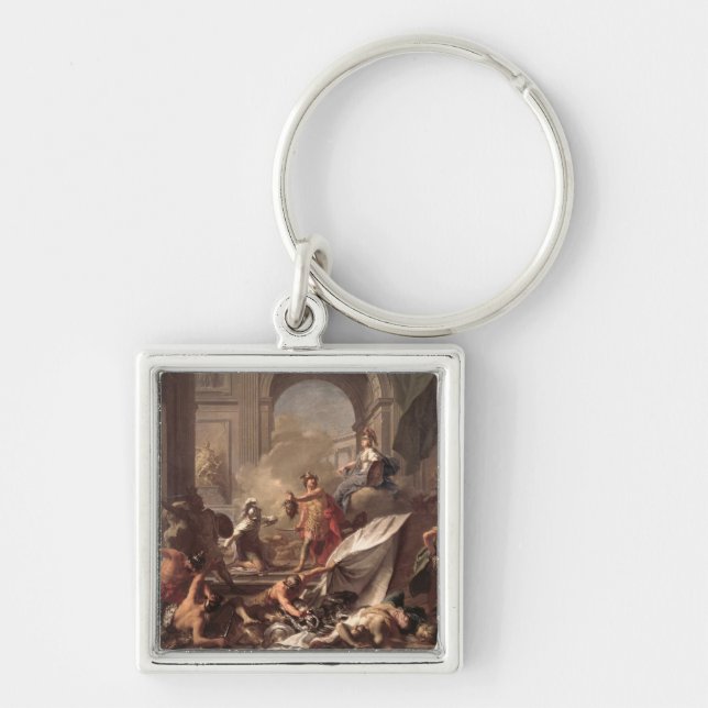 Perseus, under the protection of Minerva Key Ring (Front)