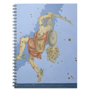 Perseus with the head of Medusa, from 'Uranometria Notebook