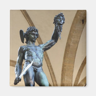 perseus with the head of medusa magnet