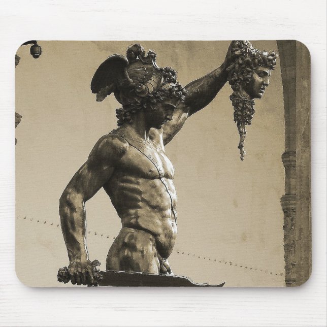 Perseus with the head of Medusa Mouse Mat (Front)