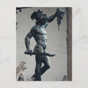 Perseus With The Head Of Medusa Postcard