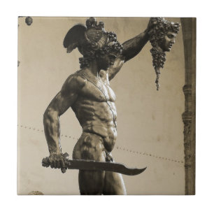 Perseus with the head of Medusa Tile