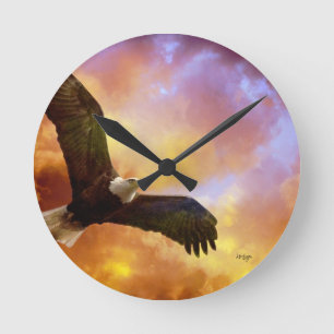 Perseverance American Eagle Clock from Lois Bryan