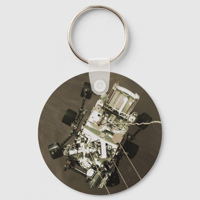 Perseverance Arrives at Mars Key Ring (Front)