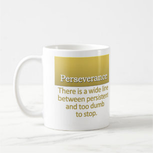Perseverance Definition Coffee Mug