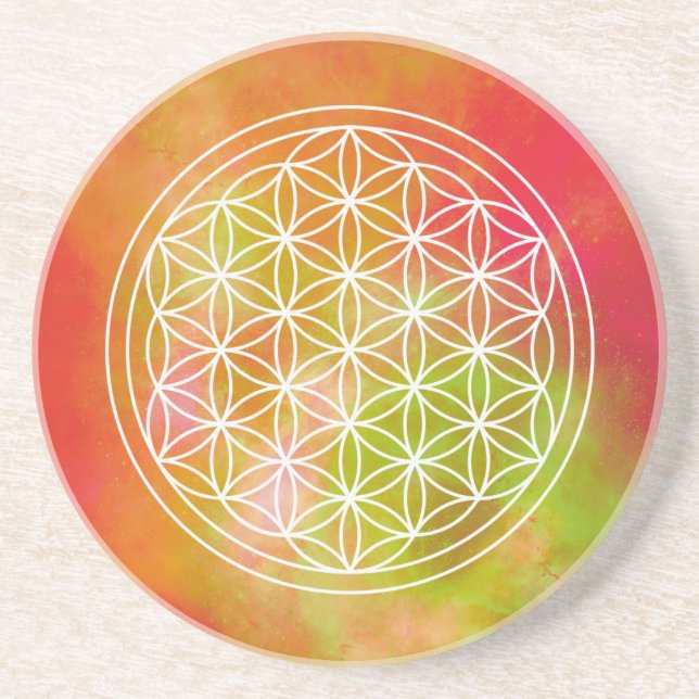Perseverance Flower of Life Coaster (Front)