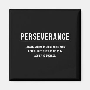 Perseverance Motivational Entrepreneur Slogan Quot Magnet