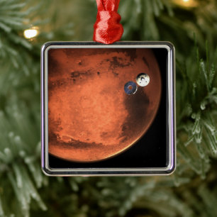 Perseverance Rover Casting Off Its Cruise Stage. Metal Tree Decoration