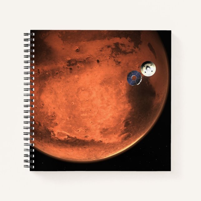 Perseverance Rover Casting Off Its Cruise Stage. Notebook (Front)