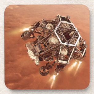 Perseverance Rover Firing Up Descent Stage Engines Coaster