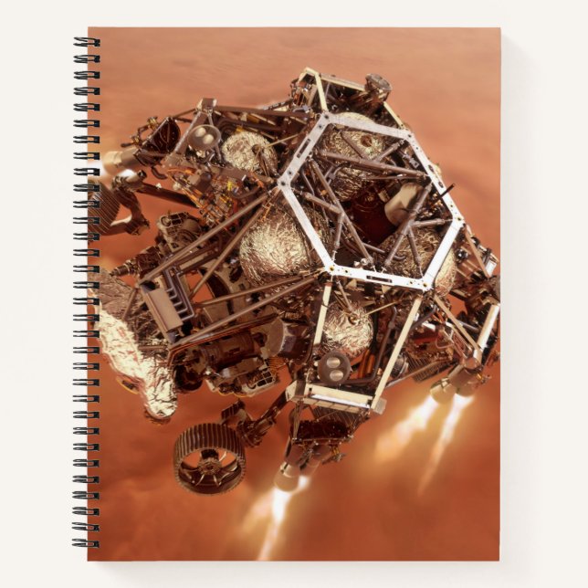 Perseverance Rover Firing Up Descent Stage Engines Notebook (Front)