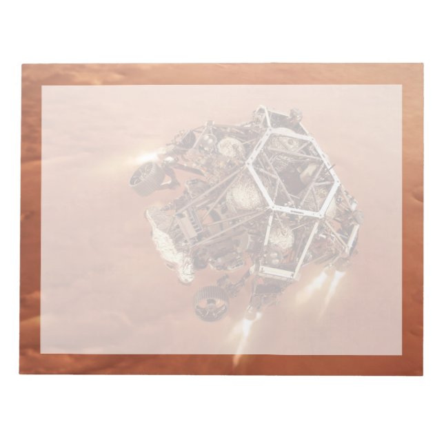 Perseverance Rover Firing Up Descent Stage Engines Notepad (Front)