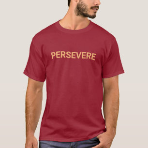 PERSEVERE  Men's Maroon Logo T-Shirt