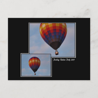 Pershing Balloon Derby 2009 Postcard
