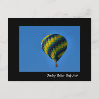 Pershing Balloon Derby 2009 Postcard