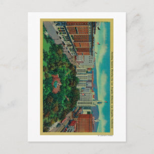 Pershing Square showing the Los Angeles Postcard