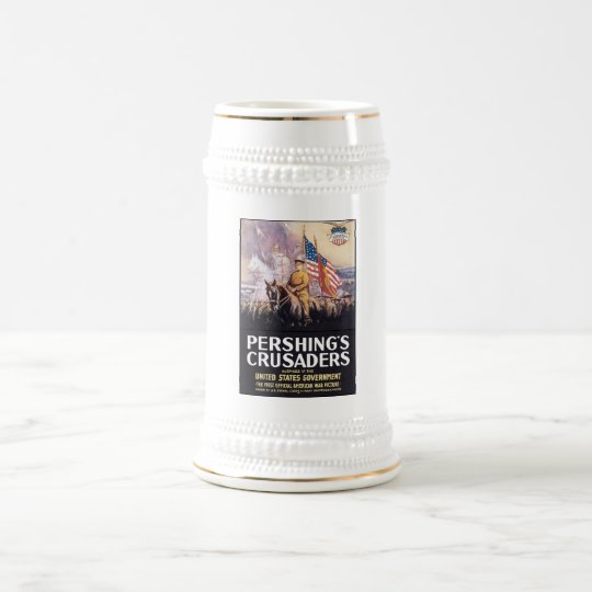 Pershing's Crusaders Beer Stein