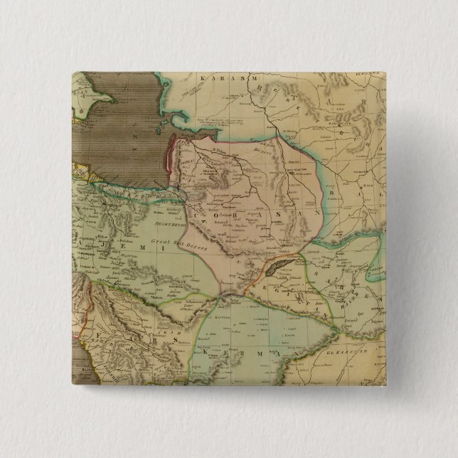 Persia 4 15 cm square badge (Front)