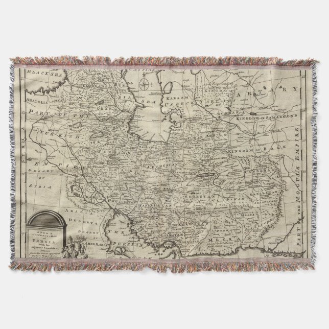 Persia 5 throw blanket (Front)