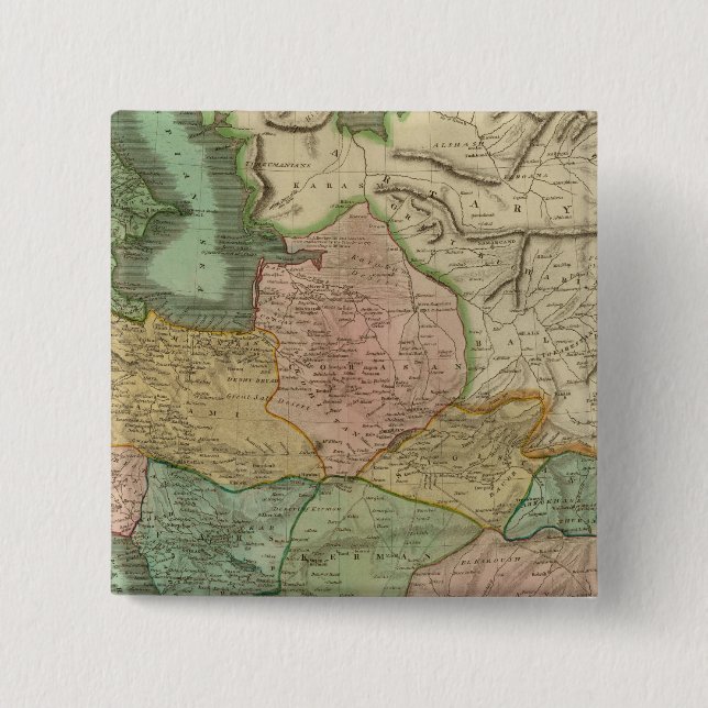 Persia 8 15 cm square badge (Front)