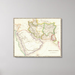 Persia and Arabia Canvas Print