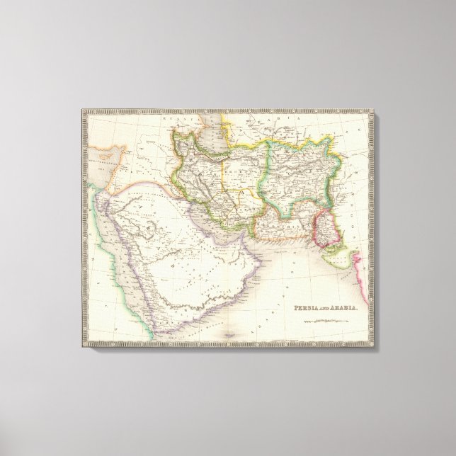 Persia and Arabia Canvas Print (Front)
