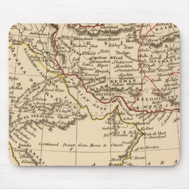 Persia, Arabia Mouse Mat (Front)