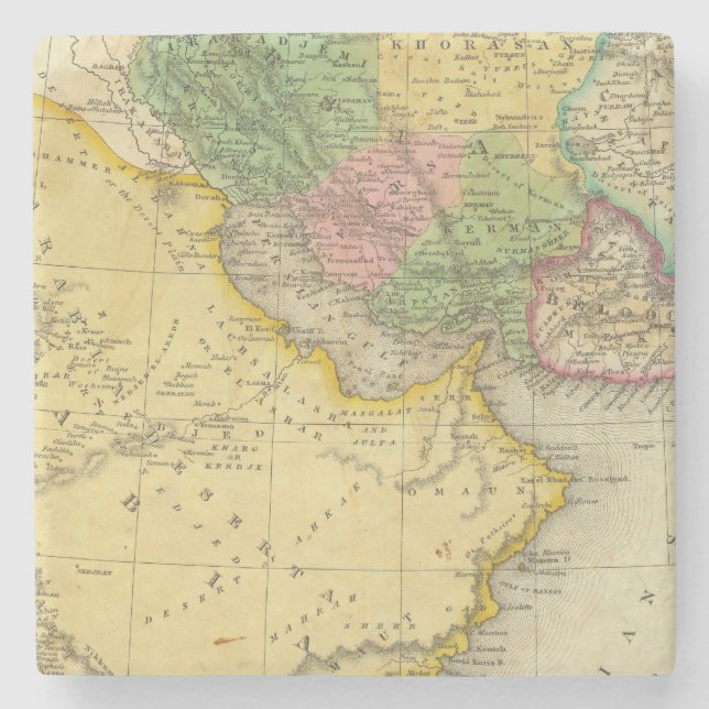 Persia Arabia Stone Coaster (Front)