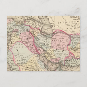 Persia, Arabia, Turkey, Afghanistan, Beloochistan Postcard