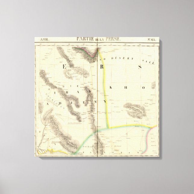 Persia Asia 65 Canvas Print (Front)