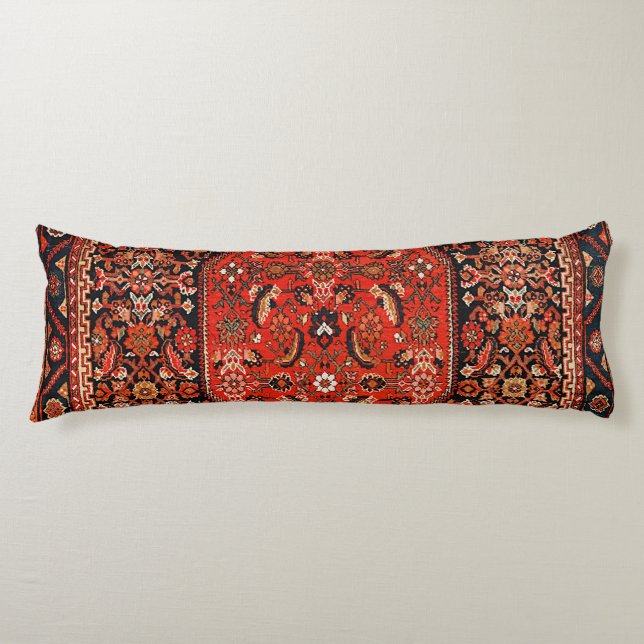 Persia Bijar Bright Red Yellow  Body Cushion (Front)