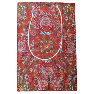Persian and Turkish inspired Fabric Design Photo  Medium Gift Bag