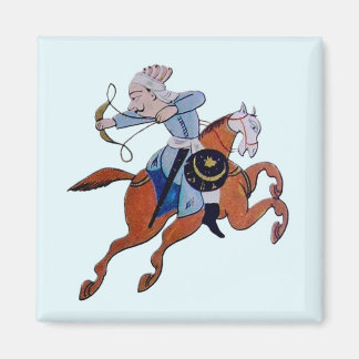 Persian archer on horseback magnet