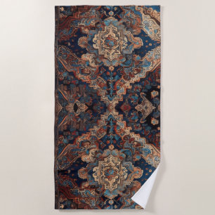 Persian Beautiful Old Pattern Modern Collection Beach Towel