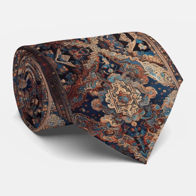 Persian Beautiful Old Pattern Modern Collection Tie (Rolled)