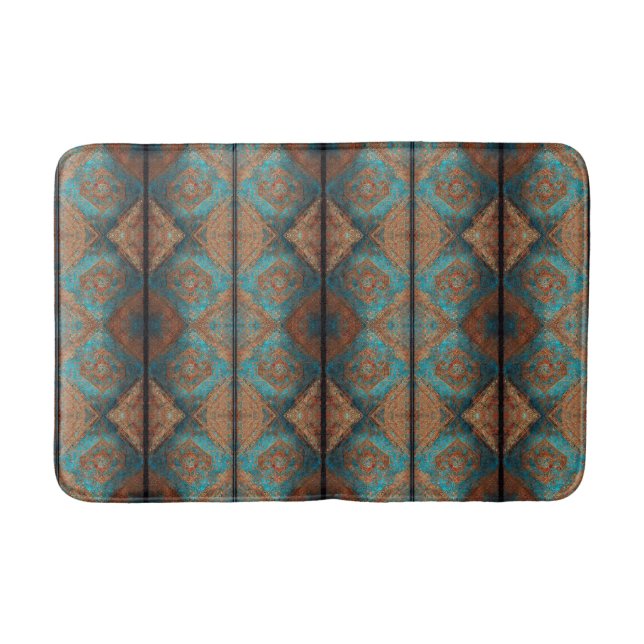 Persian Beautiful Old Pattern Popular Collection Bath Mat (Front)