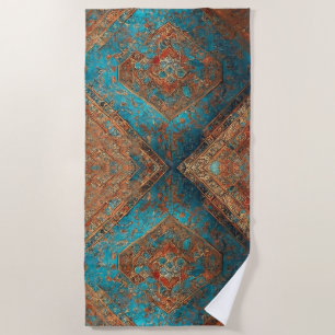 Persian Beautiful Old Pattern Popular Collection Beach Towel